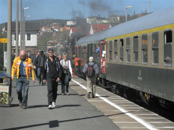 Vor der Abfahrt in Meiningen, ©Stefan Scholz